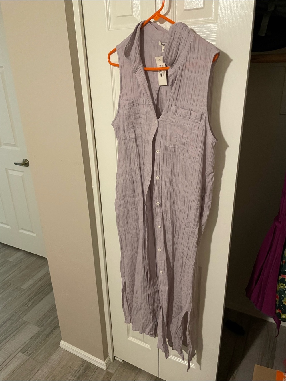 NWT Sundance maxi duster/button up dress